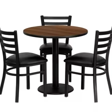 porcelana Conjunto completo Modern Mesas Mesas para Tablas y sillas de Mesas Mesas y Sillas Al por mayor muebles de restaurantes usados fabricante