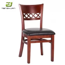 China Modern Chinese Solid Wood Cross Back Dining Chair for Home Furniture manufacturer