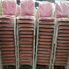 China Hot Sale Metal Flat Back Banquet Chair Royal Black Party Chair Wedding manufacturer