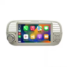 China 7 '' Android Car GPS Navigation Radio Touch Touch Screen embutido MP3 Player suporta Microfone externo CarPlay para Fiat 500 fabricante
