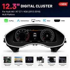 China For Audi A6 A7 C7 LCD Instrument Cluster Digital Dashboard Virtual Cockpit Smart Digital Cluster Car Dashboard Display manufacturer