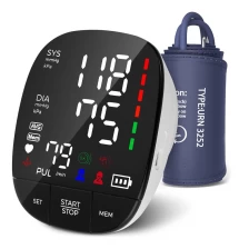 China Rechargeable Sphygmomanometer Blood Pressure Machine Digital Tensiometer Upper Arm Digital manufacturer