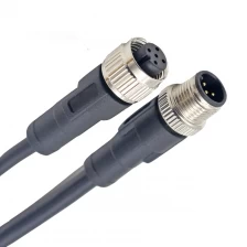 Chiny M12 4 lub 5-pinowy męski kabel żeński producent