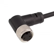 China M16 female right angle pvc pur cable manufacturer