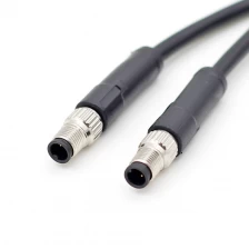 China M5 A-coding male female straight cable manufacturer