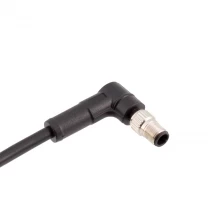 China M5 A-coding male female right angle cable manufacturer