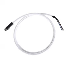 China White M8 4 pin female cable manufacturer