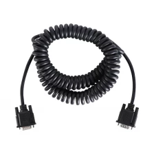 China DSUB 9 pin spiral cable manufacturer