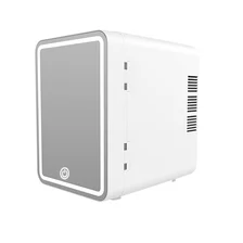 China Skincare Fridge with Dimmable LED Light Mirror manufacturer