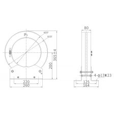 ประเทศจีน LXZ-200/330*80 ข้อมูลจำเพาะและขนาดหม้อแปลงไฟฟ้าปัจจุบัน ผู้ผลิต