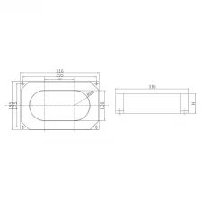 ประเทศจีน LXZ-φ120-195-316-H ข้อมูลจำเพาะและขนาดหม้อแปลงไฟฟ้าปัจจุบัน ผู้ผลิต