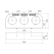 ประเทศจีน ข้อมูลจำเพาะและขนาดหม้อแปลงไฟฟ้าปัจจุบัน LSY120-φ83-H ปัจจุบัน ผู้ผลิต