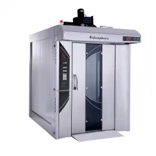 Tsina Diesel gas electric rotating rotary bakery oven - 1 troli 16 tray Manufacturer