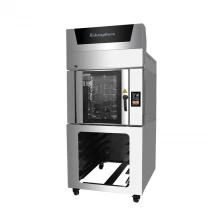 China Mini forno de convecção rotativa de ar quente fabricante