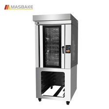 China 10 Trays Mini Rotary Baking Oven Hot Air Convection Oven manufacturer