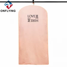 China Canvass Custom Clothes Luxury Garment Coat Cotton Bags Factory Supplier manufacturer