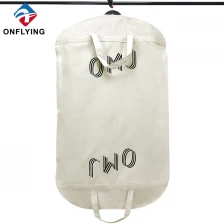 China Luxury Custom Natural Canvass Garment Cotton Dust Bag Factory Supplier manufacturer