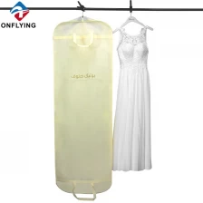 China Custom creme beige Hochzeitskleiderbeutel für Frauen Fabrik China Hersteller