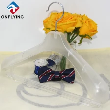 China Large Garment Display Suit Clear Plastic Women's Clothes Hanger Factory China manufacturer