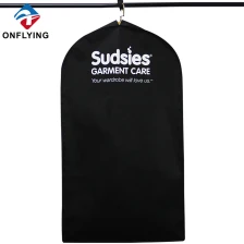 China Biodegradable Garment Cover Non Woven Suit Clothes Storage Bag Factory Supplier manufacturer