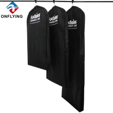 China Storage Garment Cover Black Custom Non Woven Bag Factory Supplier manufacturer