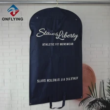 China Durable Blue Non Woven Garment Customized Bags With Logo China Manufacturer manufacturer