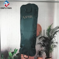 China Waterproof Green Garment Dress Dust Cover China Clothes Bag Factory manufacturer