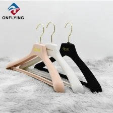 China High Quality Durable Custom Velvet Hangers for Clothes China Manufacturer manufacturer