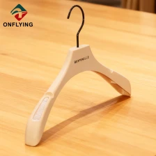 China Women's Apricot Anti-Slip Rubber Coated Bridal Dress Hangers China Supplier manufacturer