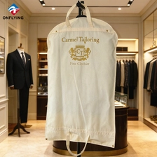 China Hot-selling Foldable Garment Protection Customized Men's Natural Cotton Suit Dust Bag Factory China manufacturer