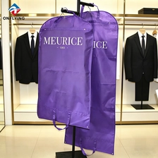 中国 可重复使用耐用衣服包装套装连衣裙紫色无纺布袋套装制造商中国 制造商