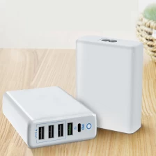 الصين 60W PD شحن سريع USB C شاحن QC 3.0 منفذ و 3 منفذ USB شاحن سريع الصانع