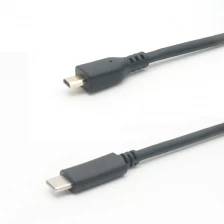 الصين كابل محول USB من النوع C بزاوية 90 درجة من النوع C إلى كابل محول HDMI صغير الصانع