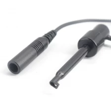 China Pino de eletrodo de 1,5 mm din 2,0 mm para testar o cabo do clipe do gancho do gancho do grampo do gancho para multímetros fabricante
