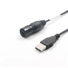中国 USB 2.0 A 公头转 HRS Hirose 12 针公头 HR30-8PB-12P ECG EKG EMG 电缆 制造商