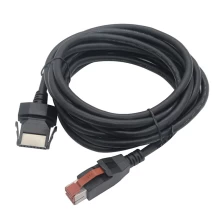Chine Câble d'interface USB alimenté par Epson Power Plus 24V 1X8PIN câble USB/PoweredUSB alimenté pour terminaux POS et imprimantes EPSON IBM fabricant