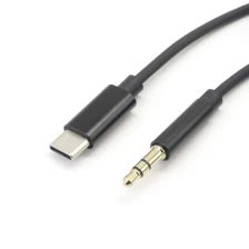 porcelana USB tipo C a cable auxiliar de audio estéreo para auriculares de 3,5 mm fabricante