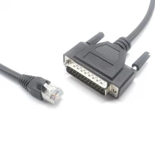 Chine Câble série RJ45 mâle vers DB25 mâle Câble modem/console Cisco DB25 vers RJ45, 72-3663-01 fabricant