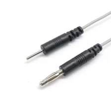China 4.0mm banana plug to 2.0mm electrode pin tip cable manufacturer