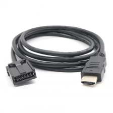 中国 用于汽车连接系统的高速 HDMI 1.4 E 型公头到 A 型公头视频音频延长线 制造商