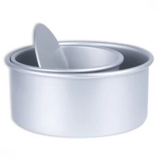 China Bottom Removable Cake Pan Aluminum Anodizing Round Cake Baking Mold Factory China manufacturer
