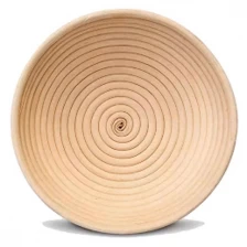 China Round Bread Proofing Basket Manufacturers China Indonesia Rattan Bread Bowl With Liner manufacturer