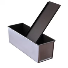 China 450g Bread Loaf Pan With Lid Suppliers China Non-stick Customized Bread Box Manufactuer manufacturer