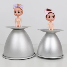 China Molde Para Cake Pop Figura Cake Flower Barni Molds Barbie Cake Tins manufacturer