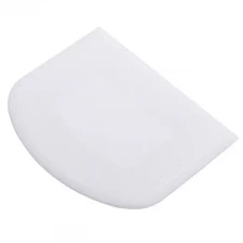 China Semicircle Food-safe Silicone Dough Cutter Plastic Scraper Bread Home baker Accessories Flour Dough manufacturer