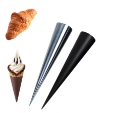 China Aluminum Cake Decorating DIY Bread Dessert Cream Roll Cone-Shape Danish Tube Kits manufacturer