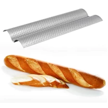 China Eco Friendly Perforated Bakeware Trays Aluminum Non Stick Reusable Baking Sheets manufacturer
