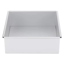 China Aluminum Square Fruit Mousse Moulds White Chocolate Truffle Cake manufacturer