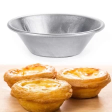 China 4 Inch Circle Rectangle Shaped Fondant Cup Cakes Decoration Molde De Aluminio Para Tartas manufacturer