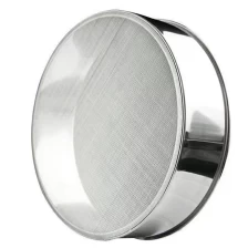 China 40 60 Wire Mesh 304 Stainless Steel Multi Functional Sugar Powder Sifter Flour Sieve manufacturer